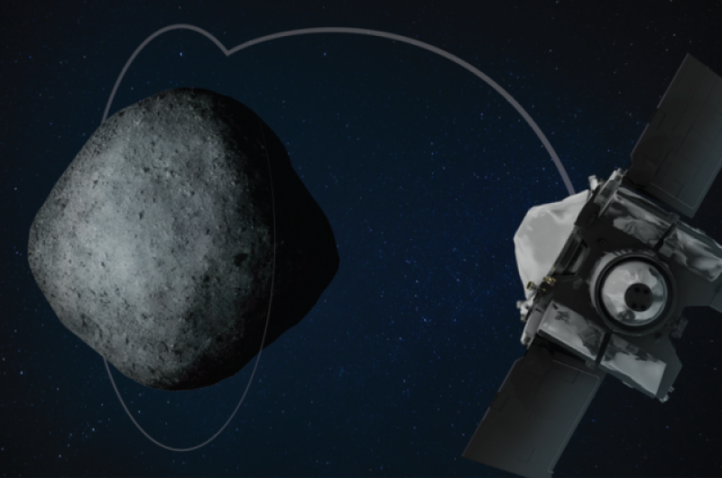 Son tomadas por primera vez en la historia muestra de asteroide por nave de la NASA