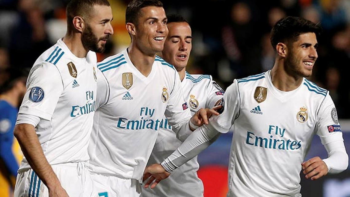 Real Madrid golea golea en Champions