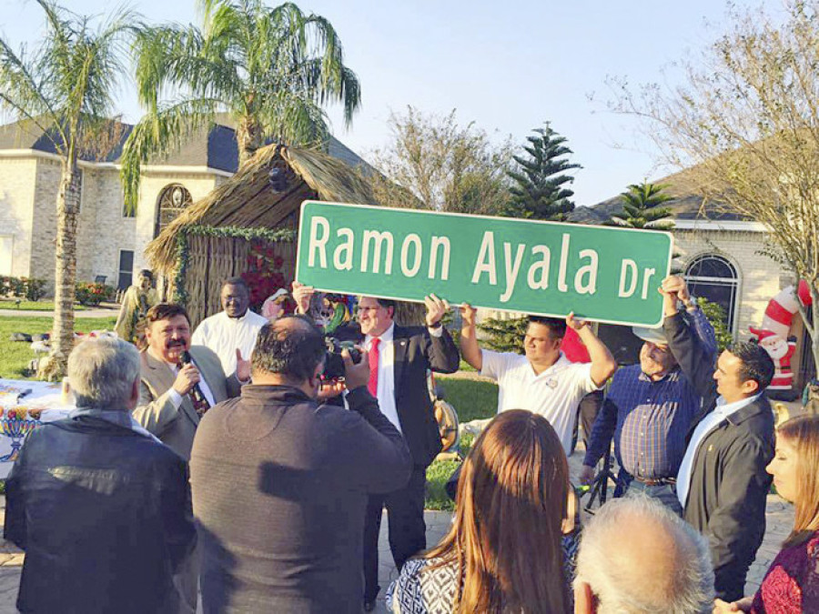 Cambian nombre a calle principal de Hidalgo, se llama ahora Ramón Ayala Dr