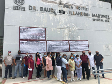 Piden trabajadores destitución de directivos del ISSSTE