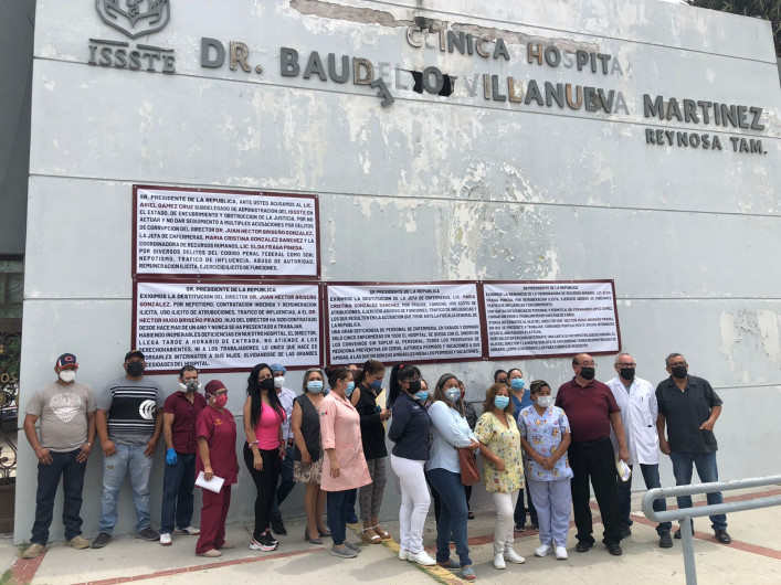 Piden trabajadores destitución de directivos del ISSSTE