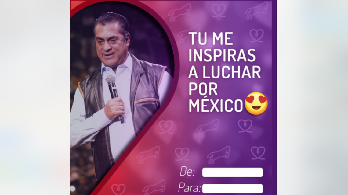 “El Bronco” se luce con tarjetas personalizadas para San Valentín