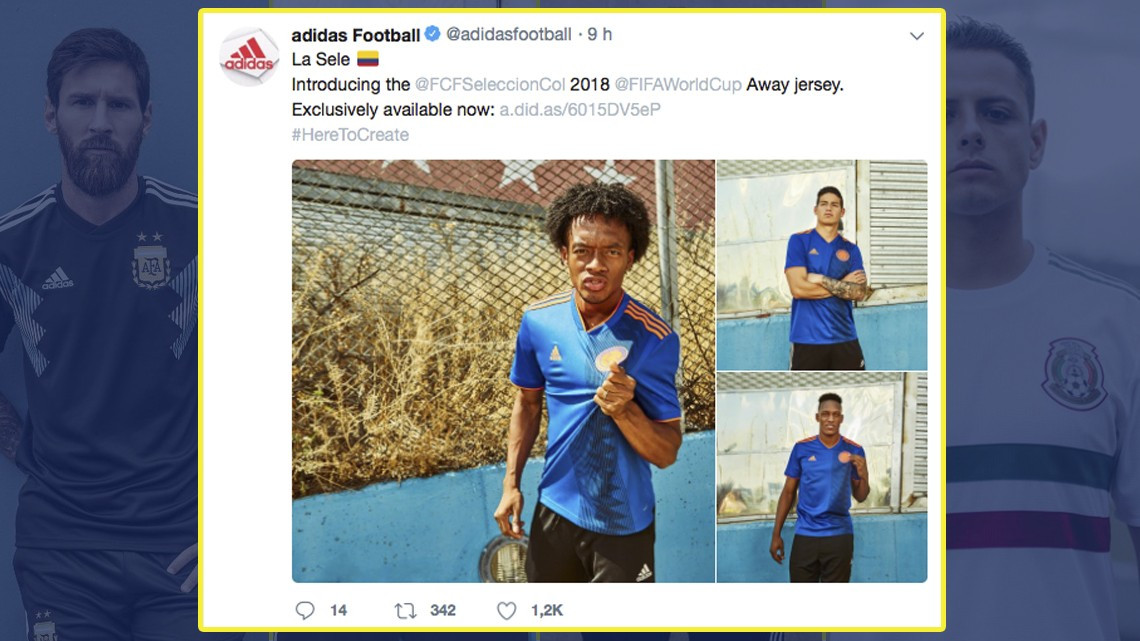 Espectaculares jerseys alternativos para Rusia 2018