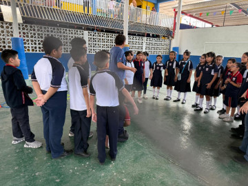 Lleva Gobierno de Reynosa activación física a escuelas