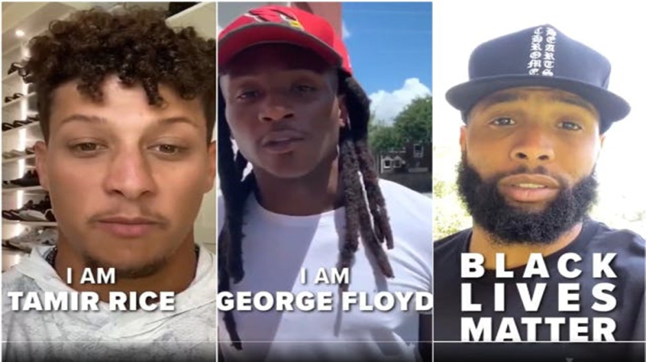 Jugadores de la NFL muestran su apoyo contra el racismo en un conmovedor video 