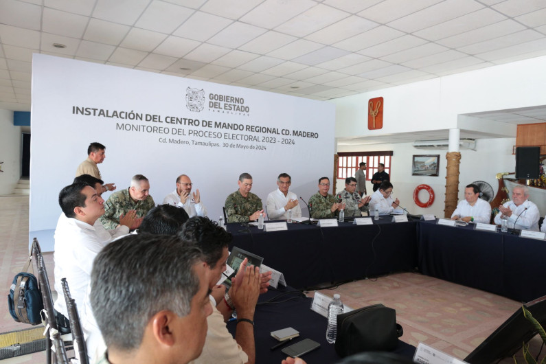 Garantiza Américo Seguridad durante las elecciones en Tamaulipas 