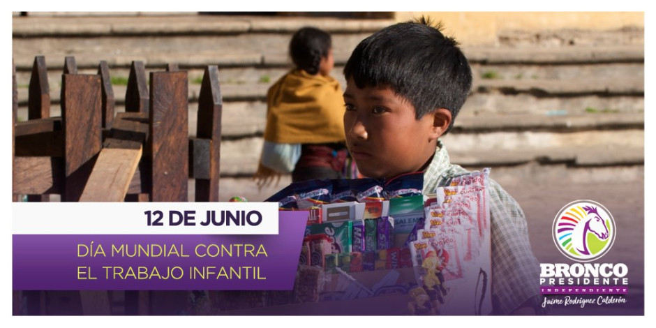 Niños y niñas, su lugar es en la escuela: El Bronco