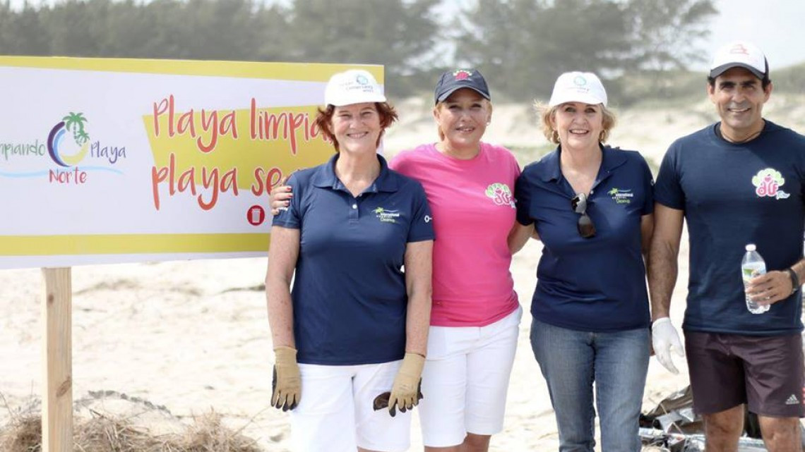 Realizan limpieza en Playa Norte Miramar