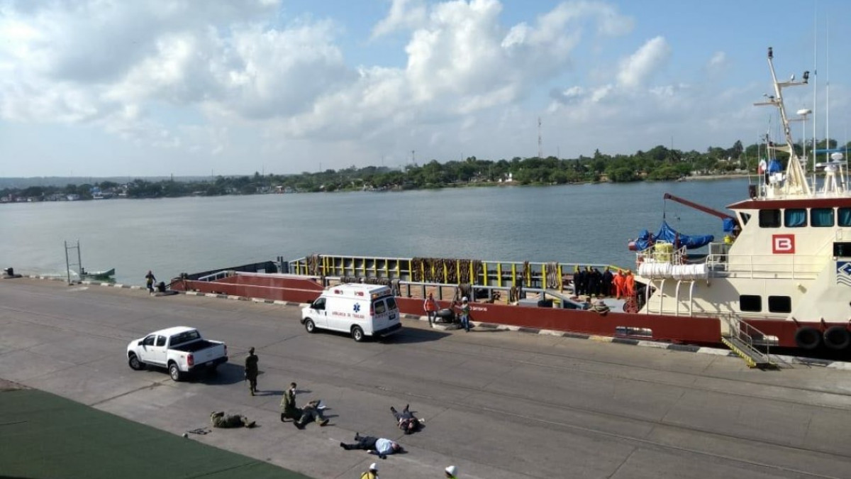 Se realiza con éxito mega simulacro ataque Bio-Terrorista