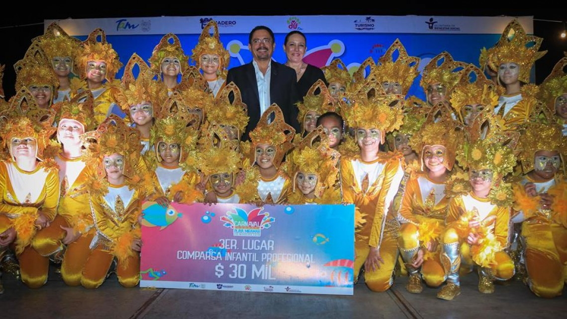 Se realiza premiación de los ganadores del Carnaval Playa Miramar 2018