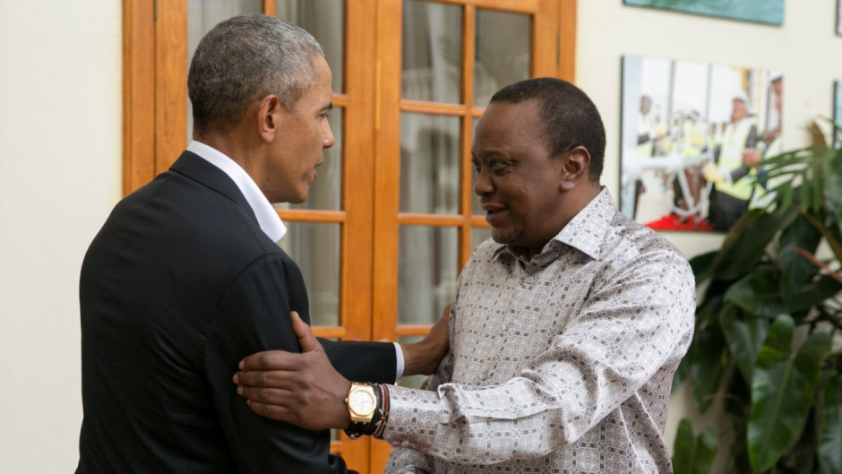 Obama está ya en Kenia
