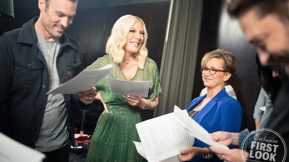 Primeras fotos de la reunión de “Beverly Hills 90210”