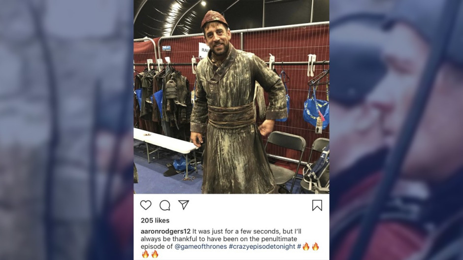 El cameo de Aaron Rodgers en GoT