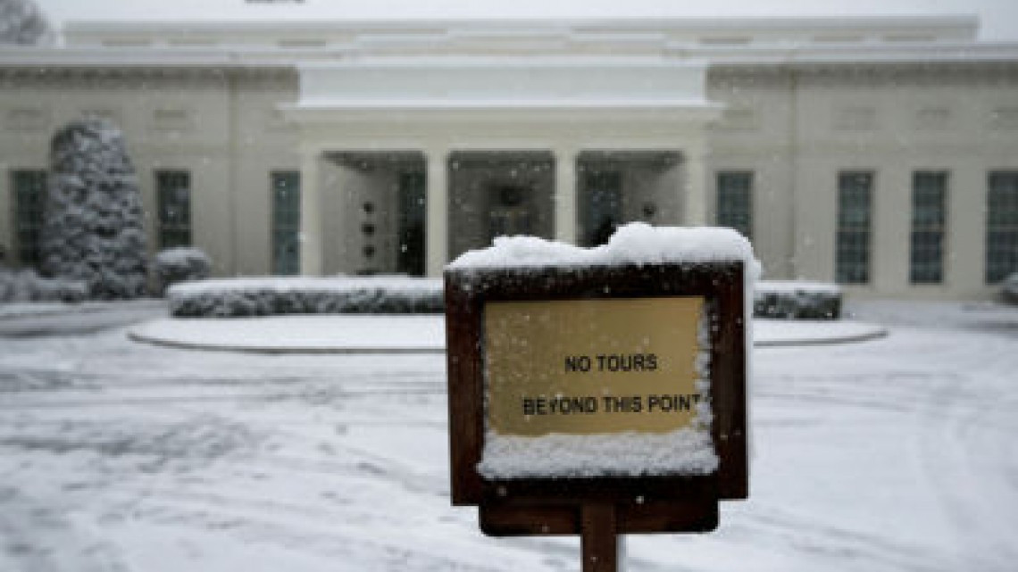 Tormenta de nieve, causante de cierre de gobierno