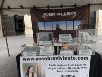 Montan “Museo del Dolor” por Victimas de explosiones y fugas de gas de Angie