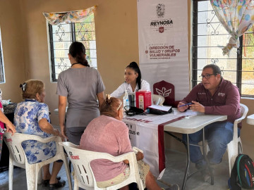 Atendió Salud Municipal a residentes de Las Anacuas en Reynosa