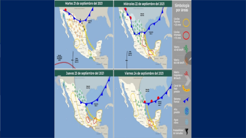 Arribará a la región frente frío número 1 con posibilidad de lluvias