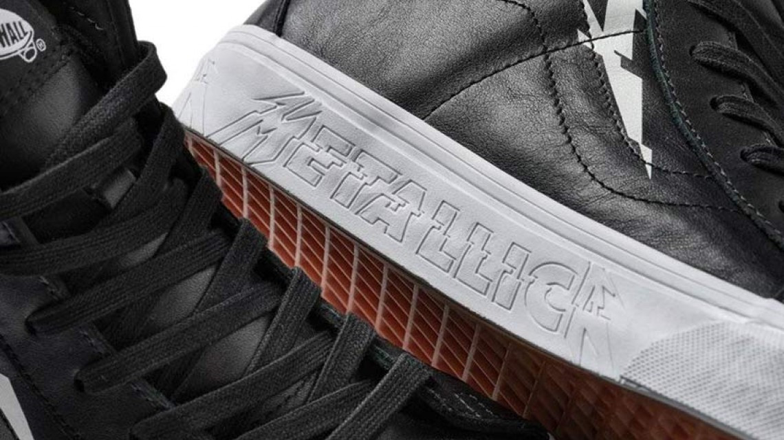 Metallica lanza línea de tenis con Vans