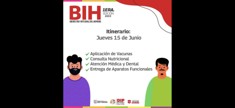 Invita DIF Reynosa a participar en BIH 2023