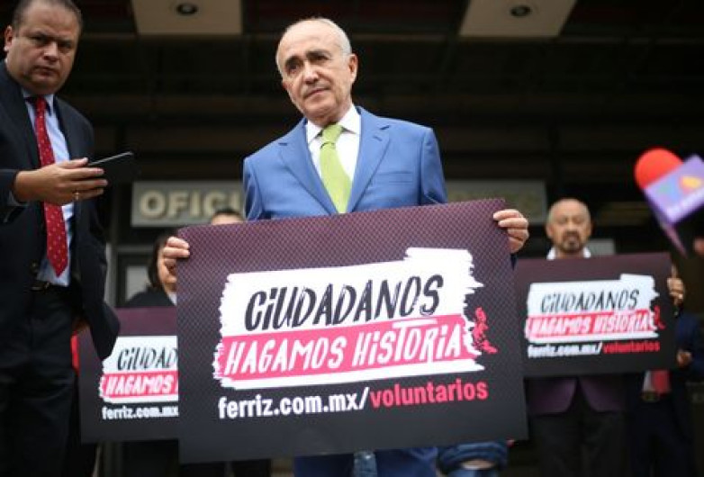 Pedro Ferriz se registra como el primer aspirante independiente a la presidencia