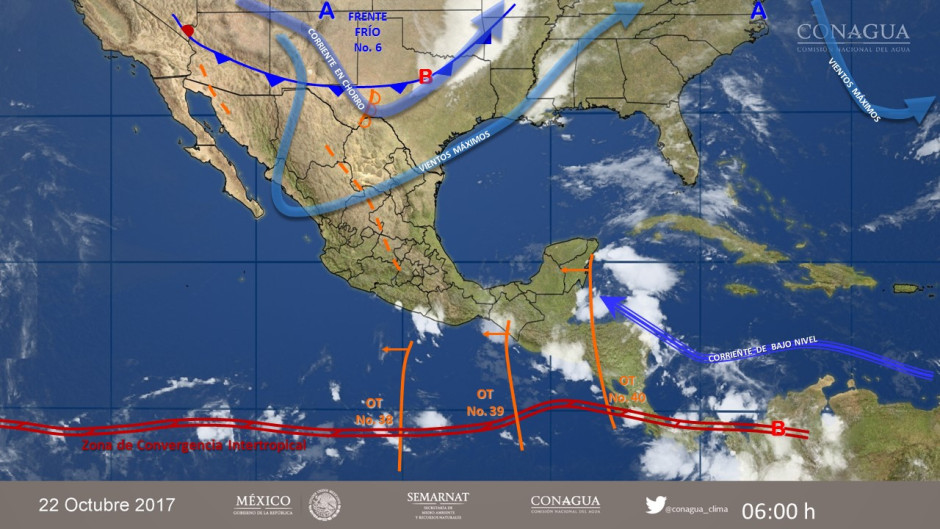 Tormentas y vientos fuertes por frente frío No. 6