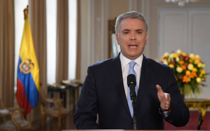 Colombia no acepta amenazas de ninguna naturaleza: Iván Duque