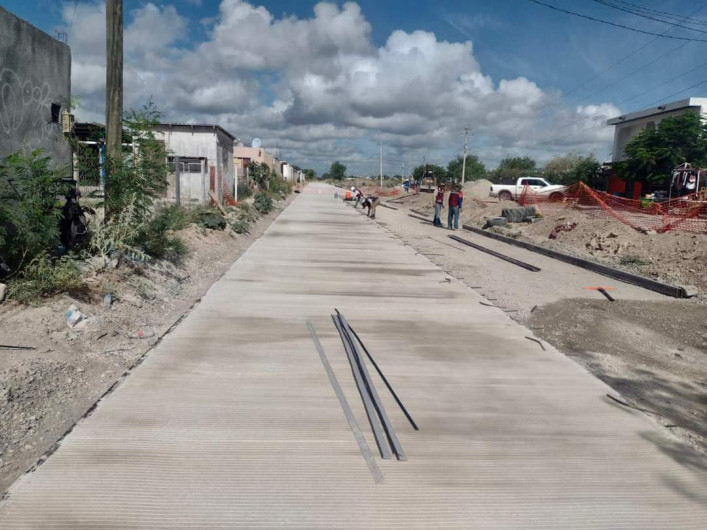 Construye Gobierno de Reynosa pavimentación hidráulica de más de 27 MDP
