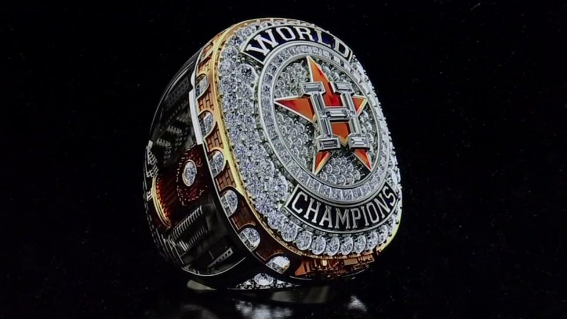 Entregan anillos de campeones a los Astros de Houston