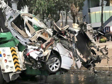 Conductor que se estrelló en Reforma tendrá prisión preventiva
