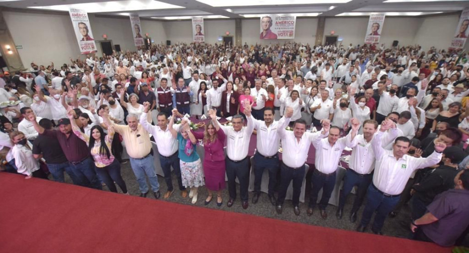 Mujeres de Reynosa asisten a llamado de Carlos Peña y darán su voto por Américo Villarreal