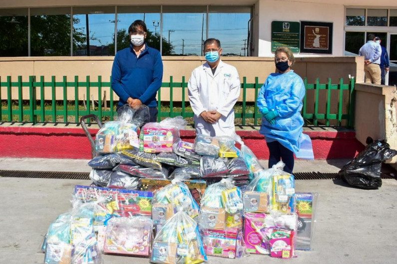 DIF Reynosa entregó apoyos a menores internados en el HGZ 15 del IMSS