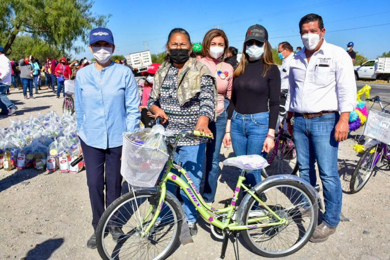 DIF Reynosa llevó beneficios a familias de 9 ejidos