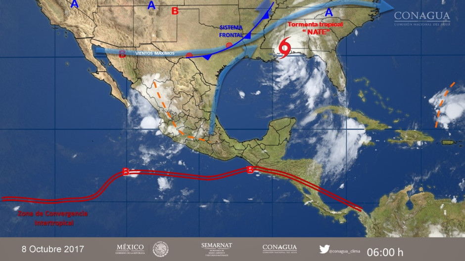 Tormentas puntuales en Colima y Jalisco