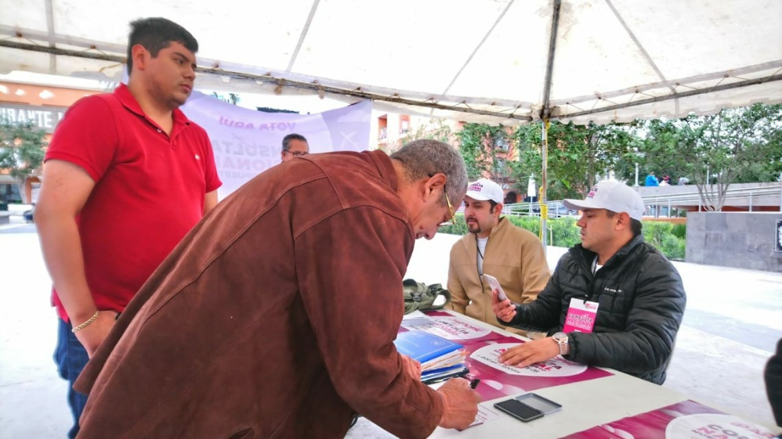 Responde ciudadanía reynosense a la consulta del NAICM