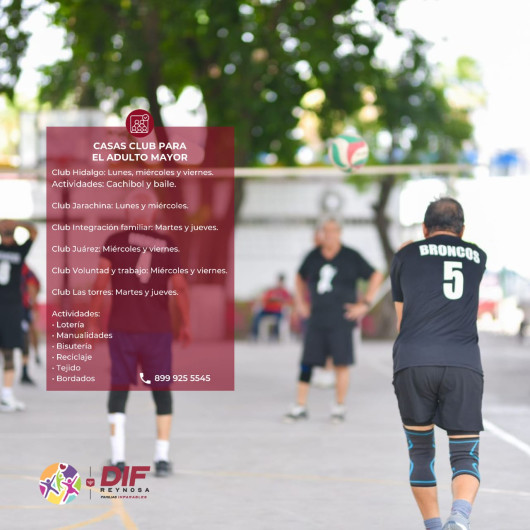 Ofrece DIF Reynosa actividades y servicios en Casas Club para el Adulto Mayor