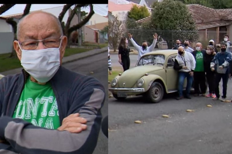 Profesor de Brasil vende su Vocho y sus exalumnos se lo regresan