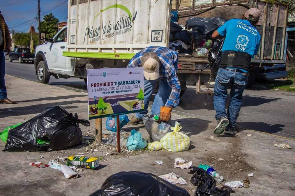 Inicia Gobierno de Matamoros campaña de concientización “Por un Matamoros Limpio”