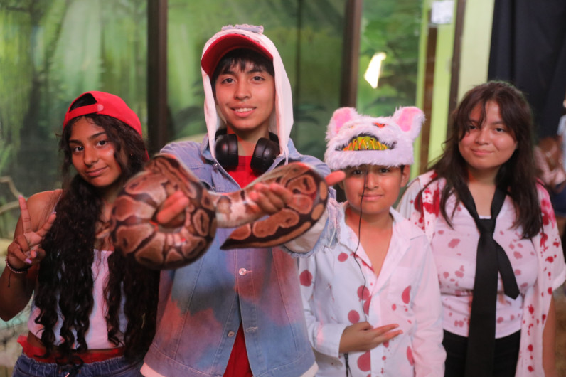 Celebran familias Halloween en el Zoológico 