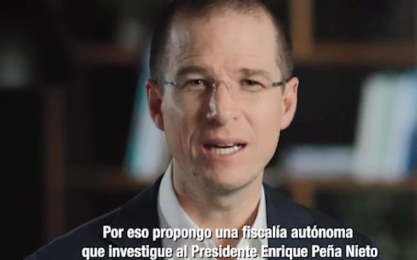 Propone Anaya fiscalía que investigue a Peña Nieto