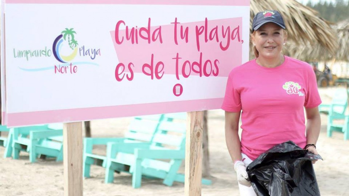 Realizan limpieza en Playa Norte Miramar