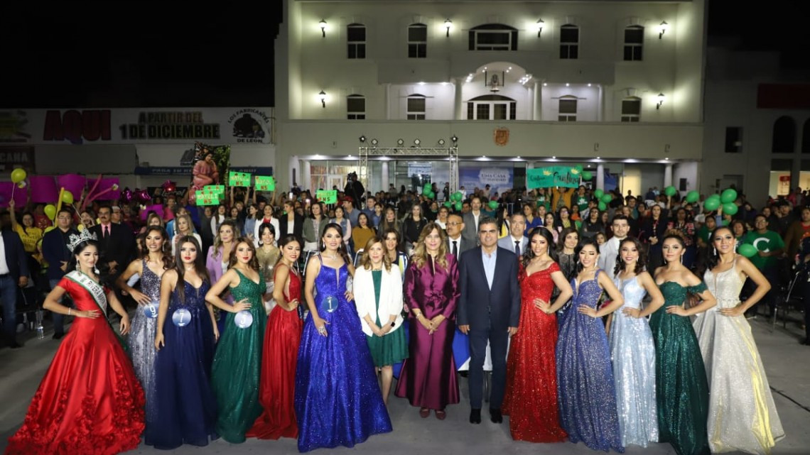 Coronan a la Señorita Fiestas del 271 Aniversario de la Fundación de Reynosa