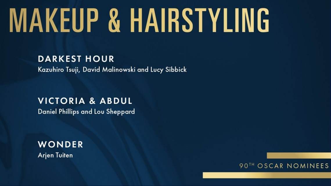 ¡Lista de nominados al Oscar 2018!