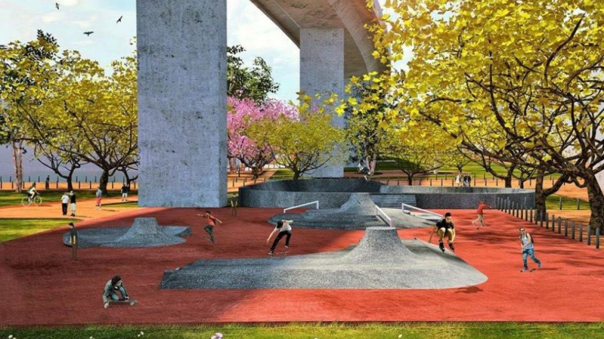 Parque lineal del puente Tampico detenido por permisos que no otorga la SCT