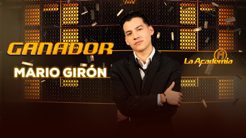 Mario Girón se proclamó ganador de La Academia 2024