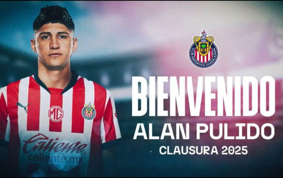 Chivas hace oficial el fichaje de Alan Pulido