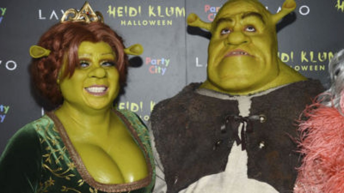 Heidi Klum se disfraza de la princesa Fiona