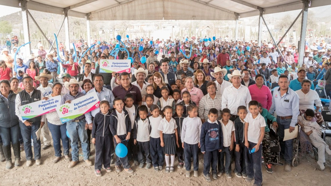 Lleva DIF Tamaulipas apoyos a las familias del altiplano