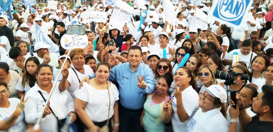 Javier Garza De Coss cierra campaña con el respaldo de miles de reynosenses