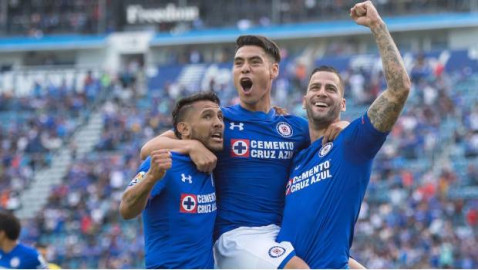 Cruz Azul golea al Pachuca 5-0