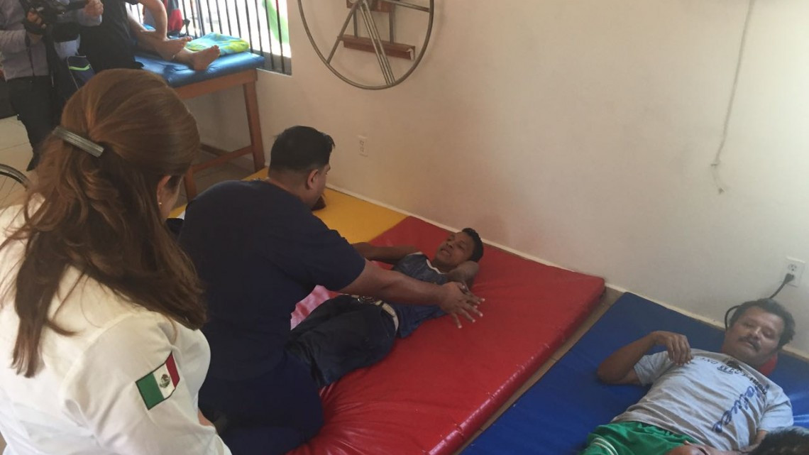 Inauguran murales motivaciones y sensoriales en el CRI